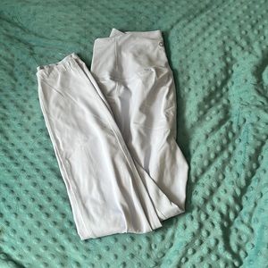 Baby blue high waisted leggings with pockets